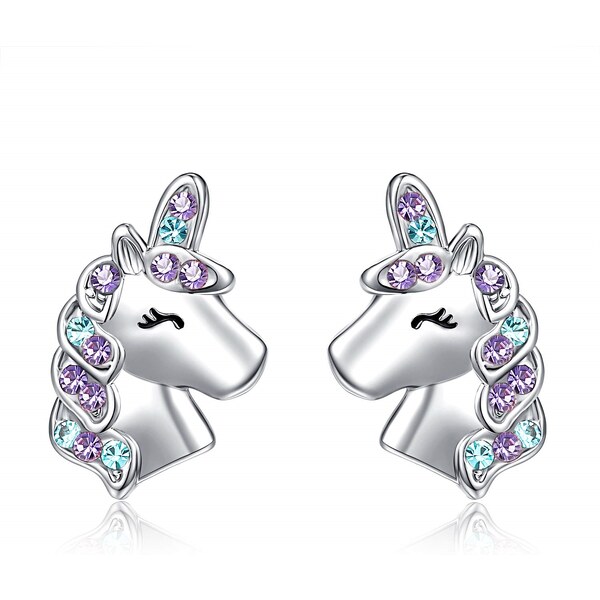 Olivie Strieborné náušnice ZIMNÝ JEDNOROŽEC 5895 32032898