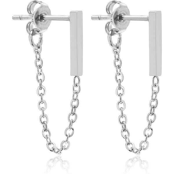 Troli Módne oceľové náušnice s retiazkami VAAXF266S 66855263
