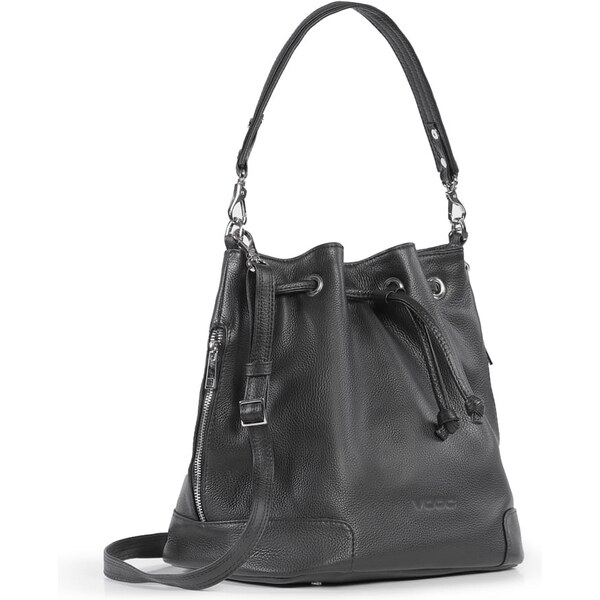 VOOC Dámska kožená kabelka | čierna 375 31996788