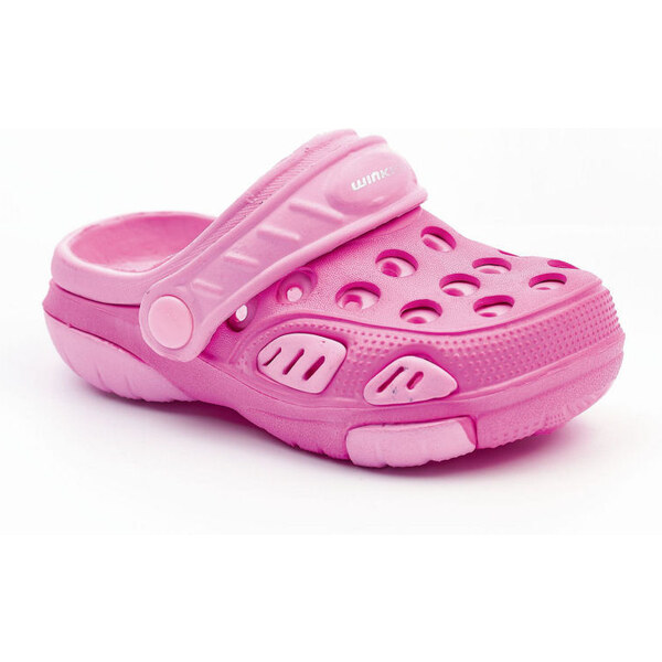 Detské kroksy - šľapky - sandále WINK Eco Ružové 46771457