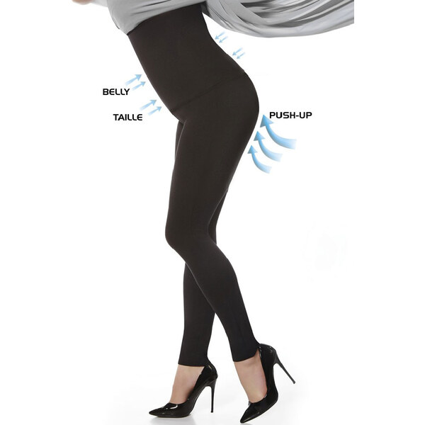 Glara Dámske legíny po tehotenstve s vysokým pásom 32034997