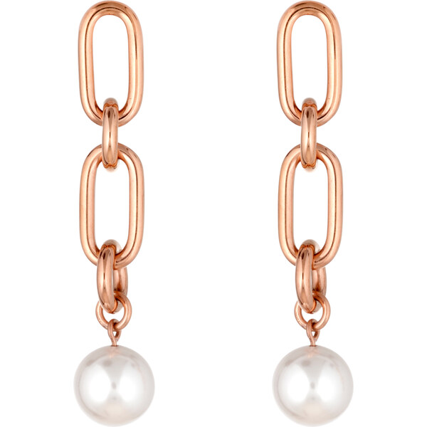 Liu Jo Fashion bronzové náušnice s perlami LJ1739 66582988