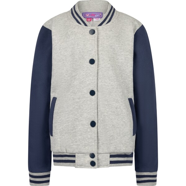 myMo KIDS Tepláková bunda námornícka modrá / sivá melírovaná / 65641810