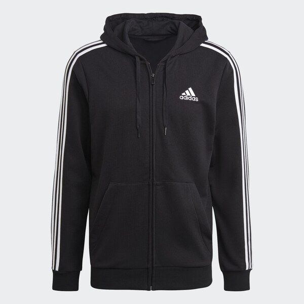 Adidas Mikina skapucňou Essentials French Terry 3-Stripes Full-Zip 50363914