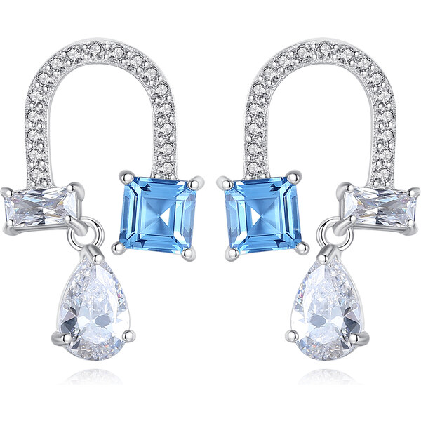 Lindas Jewelry Strieborné náušnice Kvapka Šťastia Ag 925/1000 IN355 32108110