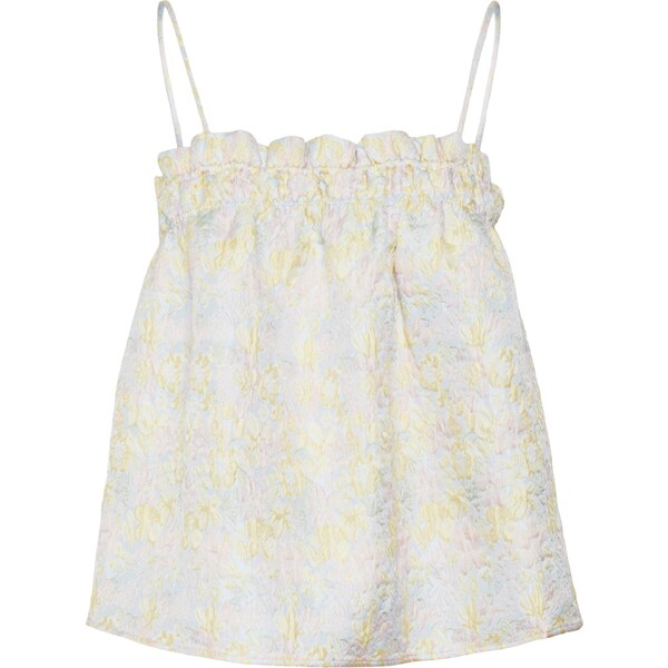 VERO MODA Top Nova svetlomodrá / svetložltá / svetlozelená / 54230577