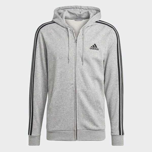 Adidas Mikina skapucňou Essentials French Terry 3-Stripes Full-Zip 28482347