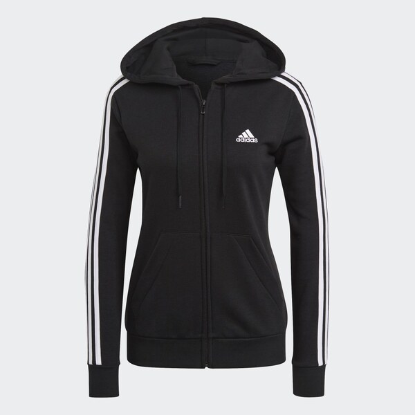 Adidas Mikina skapucňou Essentials French Terry 3-Stripes Full-Zip 28482151