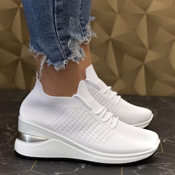 BOSIDO Dámske biele tenisky NENA 32141443