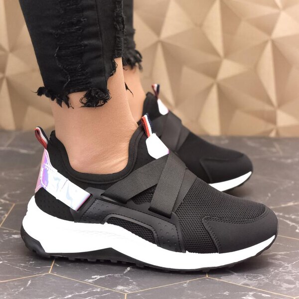 BOSIDO Dámske čierne tenisky HILLS 32141459