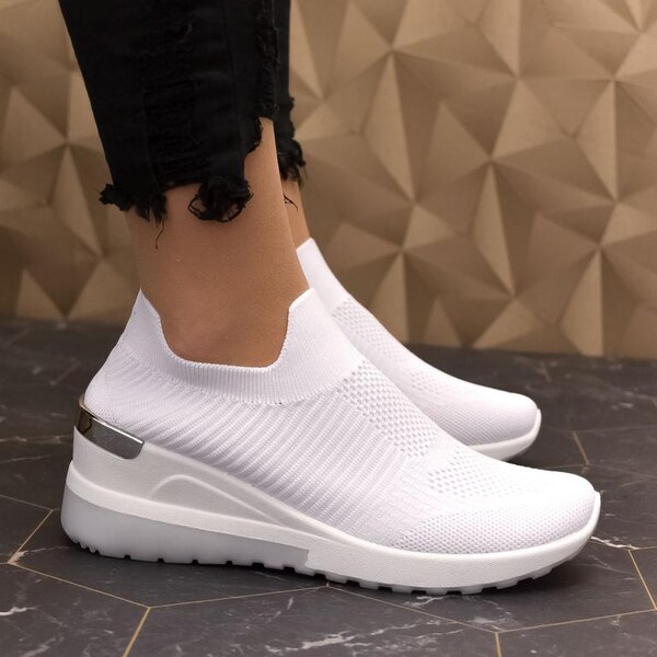 BOSIDO Dámske biele tenisky DADA 32141472