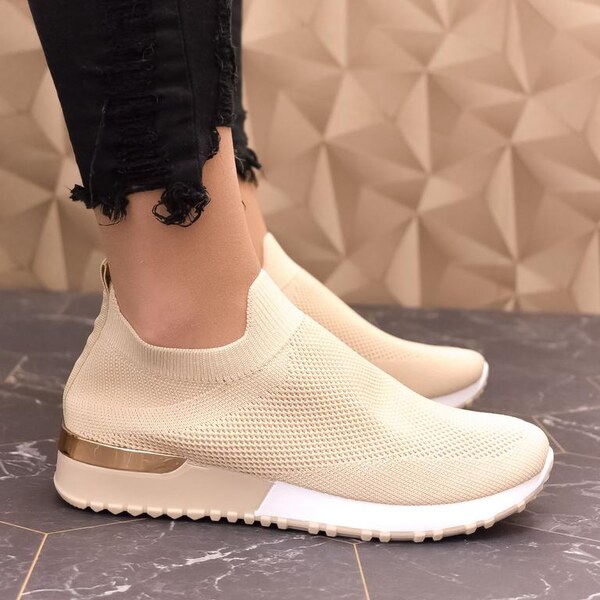 BOSIDO Dámske béžové tenisky MAYA 32141476