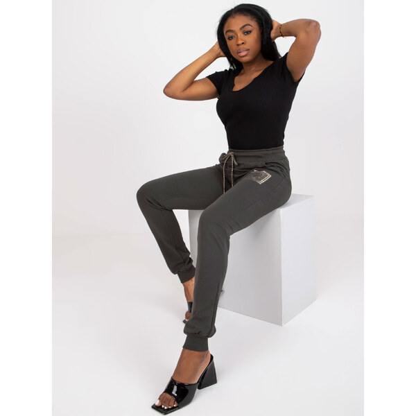 RELEVANCE Sweatpants-RV-DR-7284.43-dark khaki 64688380