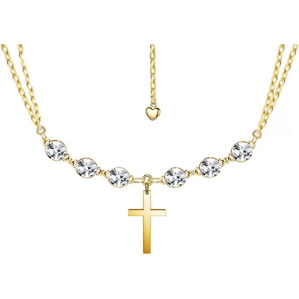 SWAROVSKI Elements Swarovski e. dámsky náhrdelník s krížikom Have 64075495