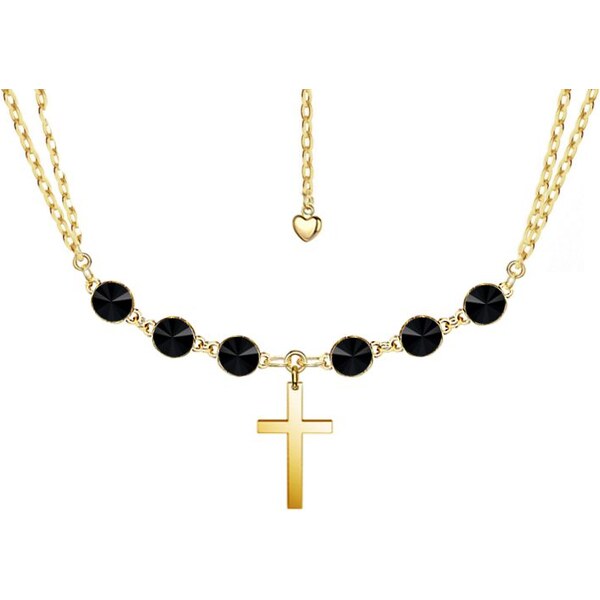 SWAROVSKI Elements Swarovski e. dámsky náhrdelník s krížíkom Have 64075496