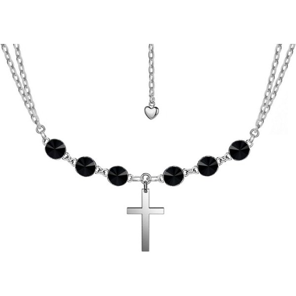 SWAROVSKI Elements Swarovski e. dámsky náhrdelník s krížikom Have 64956641