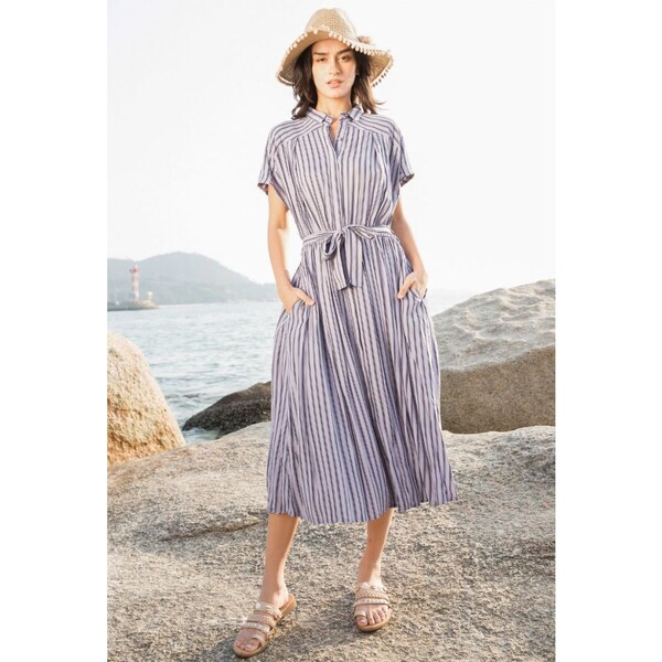 Last queen Fialové košeľové šaty 32157818