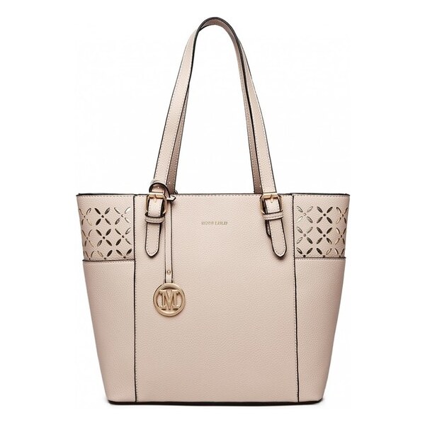 Miss Lulu Kabelka - elegantná ML na rameno s doplnkami, béžová 32158157
