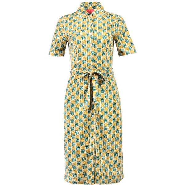 Circus Vzorované žlto-zelené midi šaty Lea 32093292