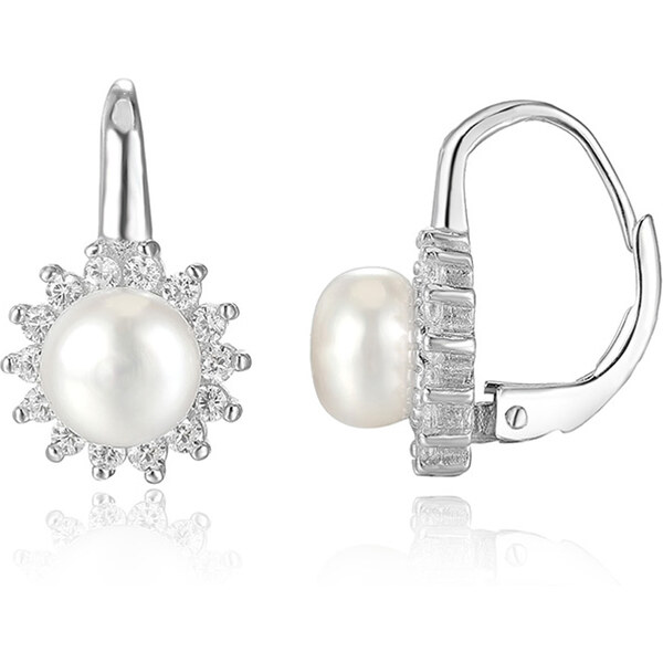 Dámske strieborné náušnice MATHILDE 32179688