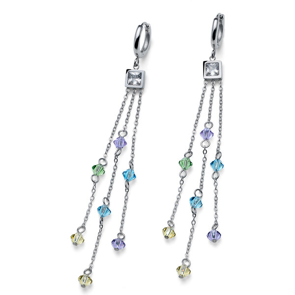 Oliver Weber Pôvabné kruhové náušnice s príveskami Really 23017 66594705