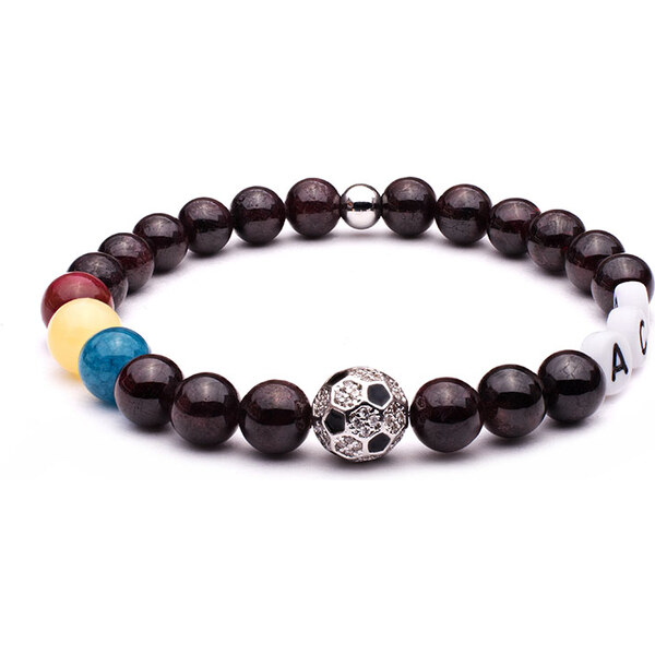 BudNej Minerálny náramok AC SPARTA PRAHA z granátu MN1129 35942073