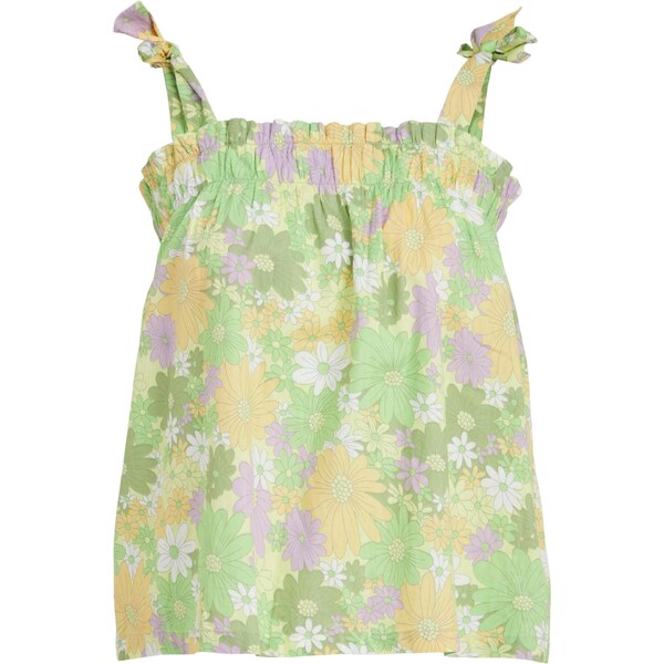 VILA Top MACCY svetložltá / svetlozelená / svetlofialová / pastelovo 54230727