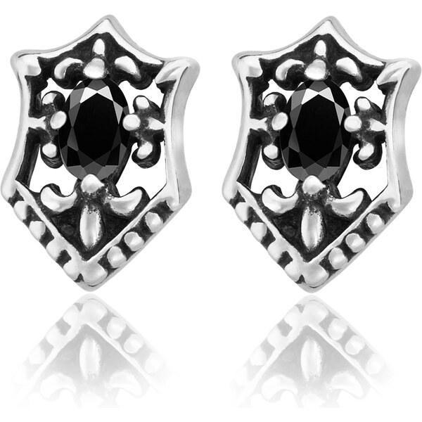 Sams Artisans Náušnice Havraní Štít chirurgická oceľ INM070 32229251