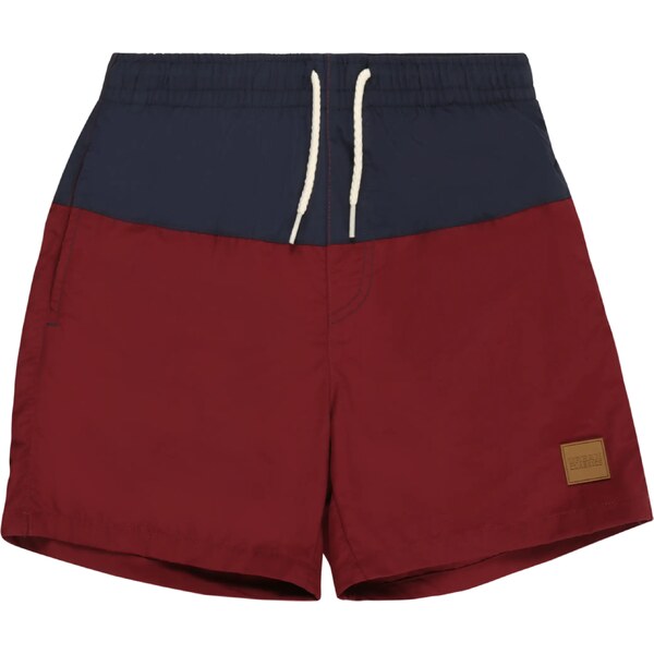 Urban Classics Plavecké šortky námornícka modrá / vínovo červená 33272582