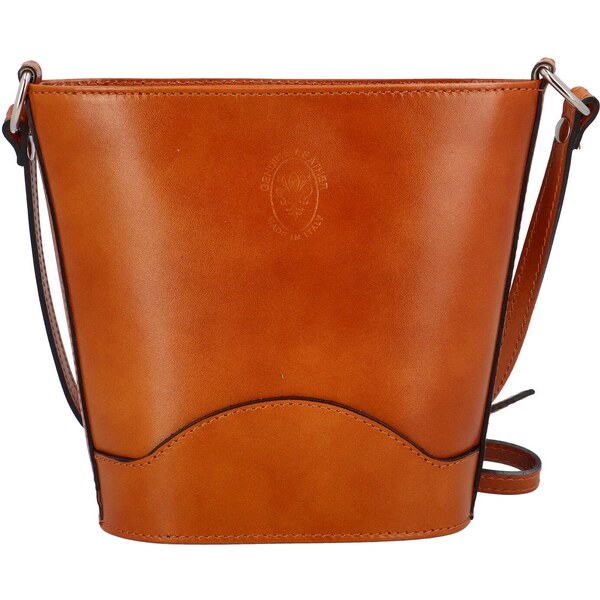 Delami Vera Pelle Dámska kožená crossbody kabelka koňaková - Delami 59093652