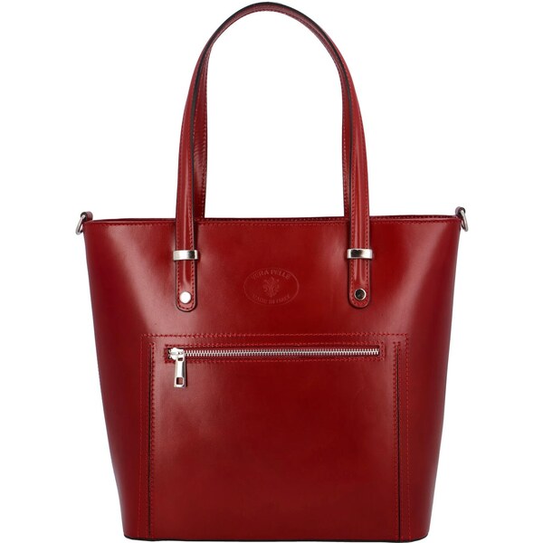 Delami Vera Pelle Dámska kožená kabelka tmavočervená - Delami Andrea 34764127