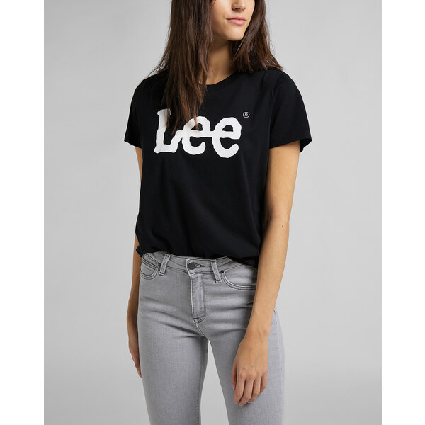 Dámske tričko LEE L42UER01 LOGO TEE BLACK 32280977