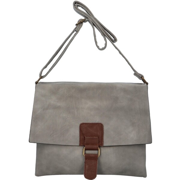 Dámska crossbody kabelka sivá - Paolo Bags Adsaast šedá 32296488