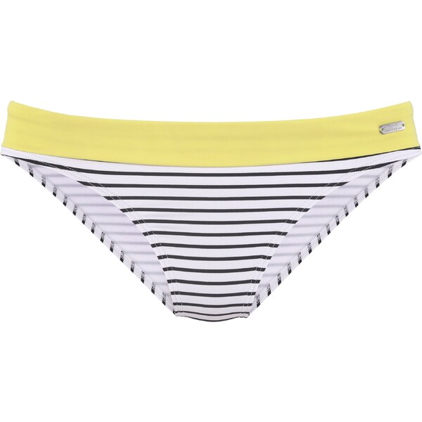 VENICE BEACH Bikinové nohavičky žltá / čierna / biela 54231011