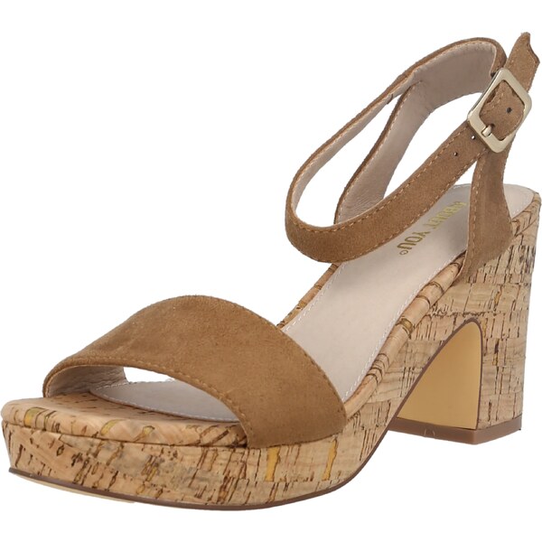 ABOUT YOU Sandále Jonna farba ťavej srsti 32484969