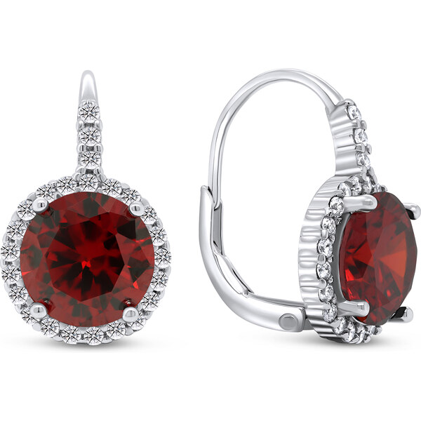 Brilio Silver Očarujúce strieborné náušnice so zirkónmi EA305WR 66578400