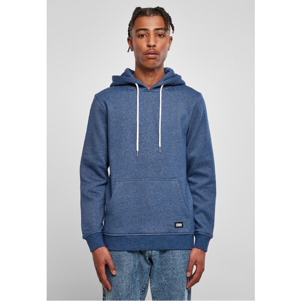 Urban Classics Basic Melange Hoody bluelightmelange 50548927