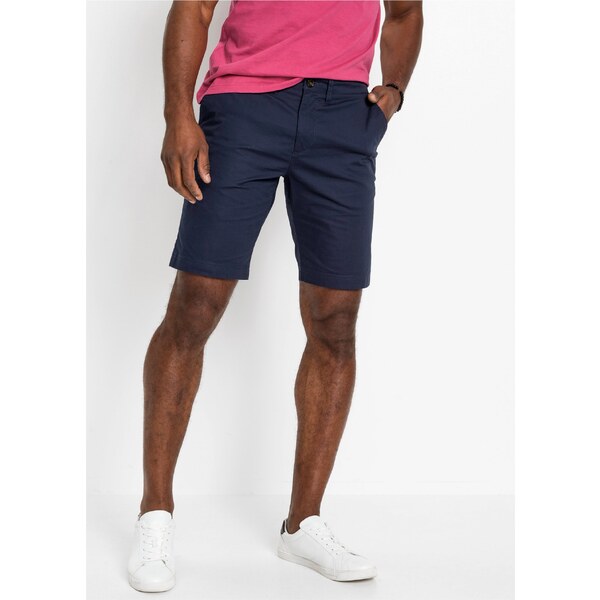 bonprix Chino bermudy, Regular Fit, farba modrá 44790024