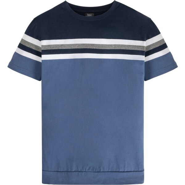 bonprix Tričko z čistej bavlny, farba modrá 44739783