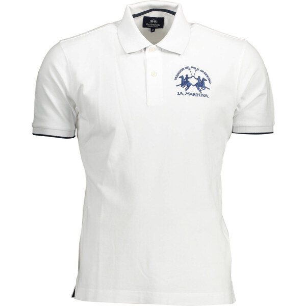 Biele pánske polo tričko LA MARTINA 64711856