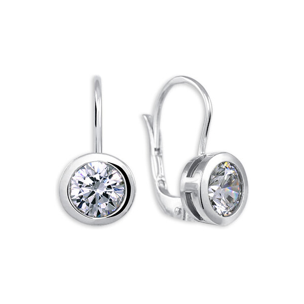 Soliter Nadčasové strieborné náušnice so zirkónmi 436 001 00548 04 66581969