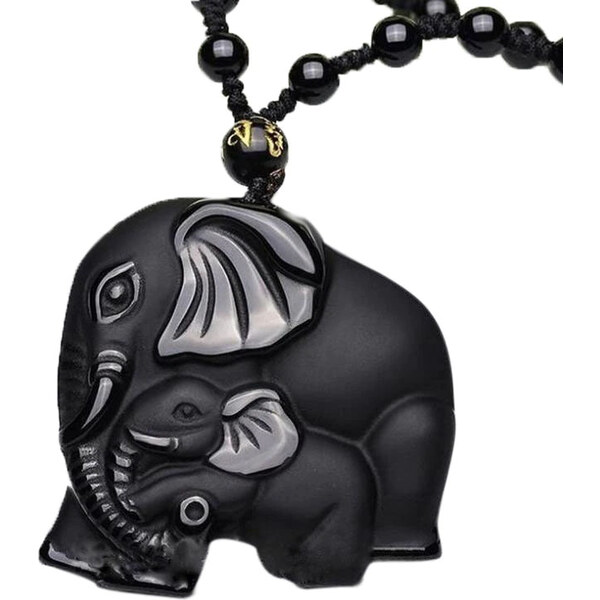BudNej Amulet LÁSKA NA CELÝ ŽIVOT z obsidiánu MN6008 35942075