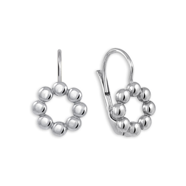 Soliter Visiace strieborné náušnice Krúžky 431 001 02806 04 66585049