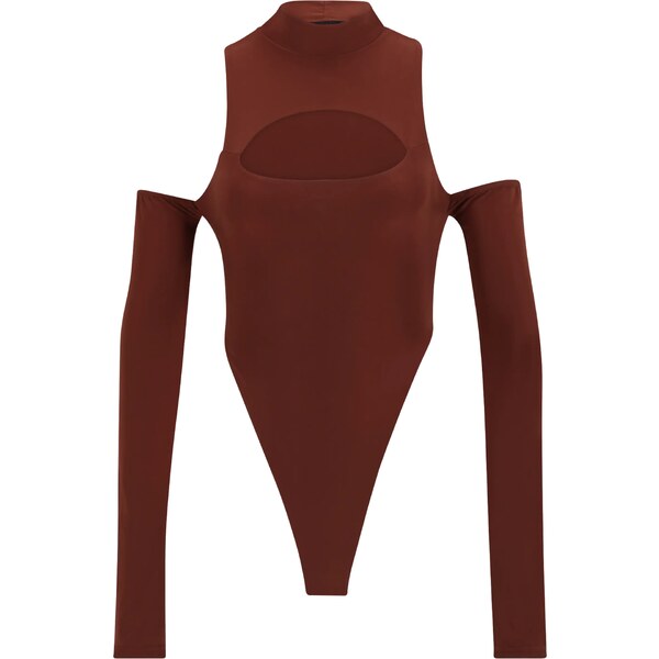 Misspap Košeľové body čokoládová 65867760