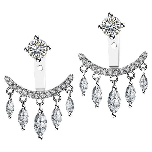 SWAROVSKI Elements Swarovski e. dvojité náušnice Diamond Rain see3672 32389092