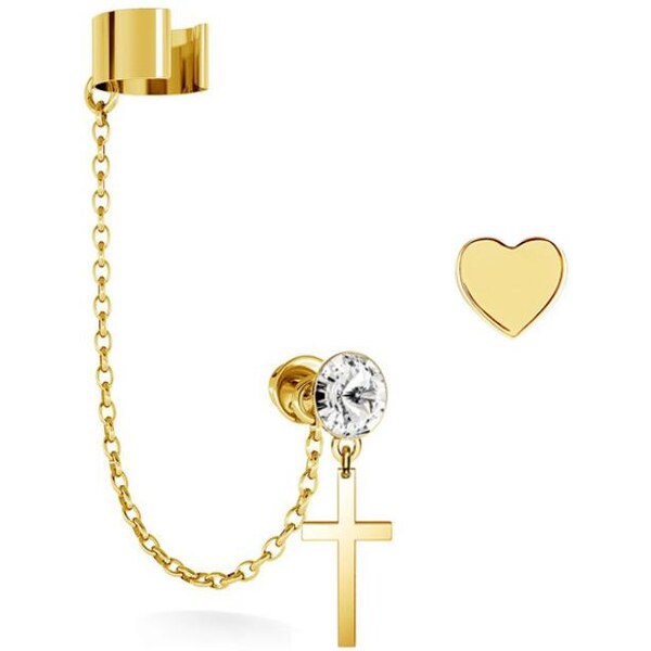 SWAROVSKI Elements Swarovski e. asymetrické náušnice so záušnicou, 32389088