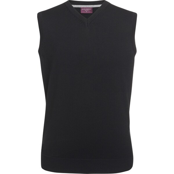 Pánska sveterová vesta Detroit s výstrihom do V Brook Taverner 62676863