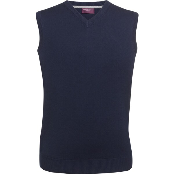 Pánska sveterová vesta Detroit s výstrihom do V Brook Taverner 62676864