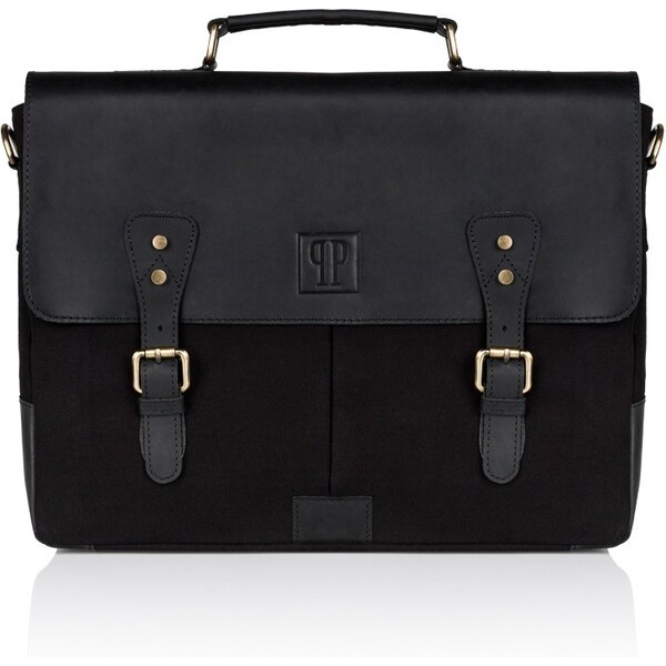 PAOLO PERUZZI Pánska taška cez rameno | čierna T-07-BL 32409019