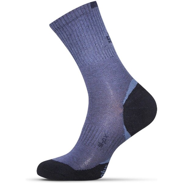 Buďchlap Bavlnené pánske ponožky v rifľovej farbe Clima Plus 32440153